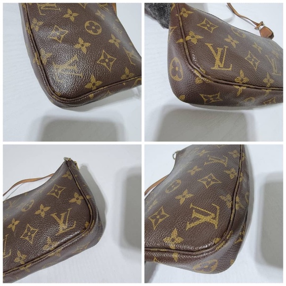 Authentic LOUIS VUITTON Monogram Pochette Accessoires Brown - Picture 10 of 13